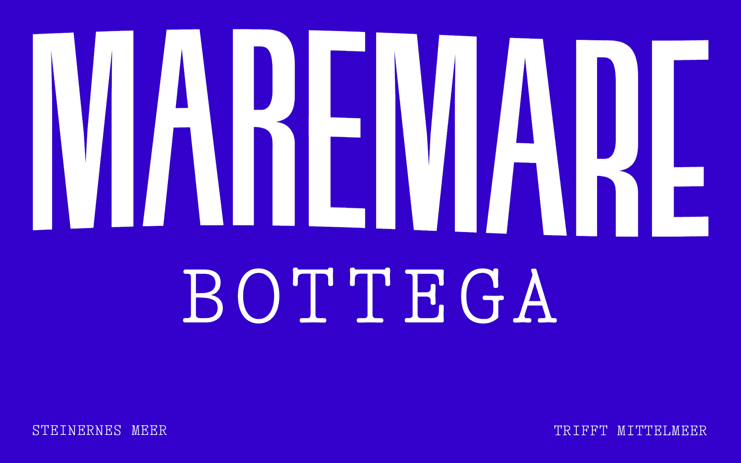 MareMare Bottega Hinterthal Brand Design & Website by Solid & Bold